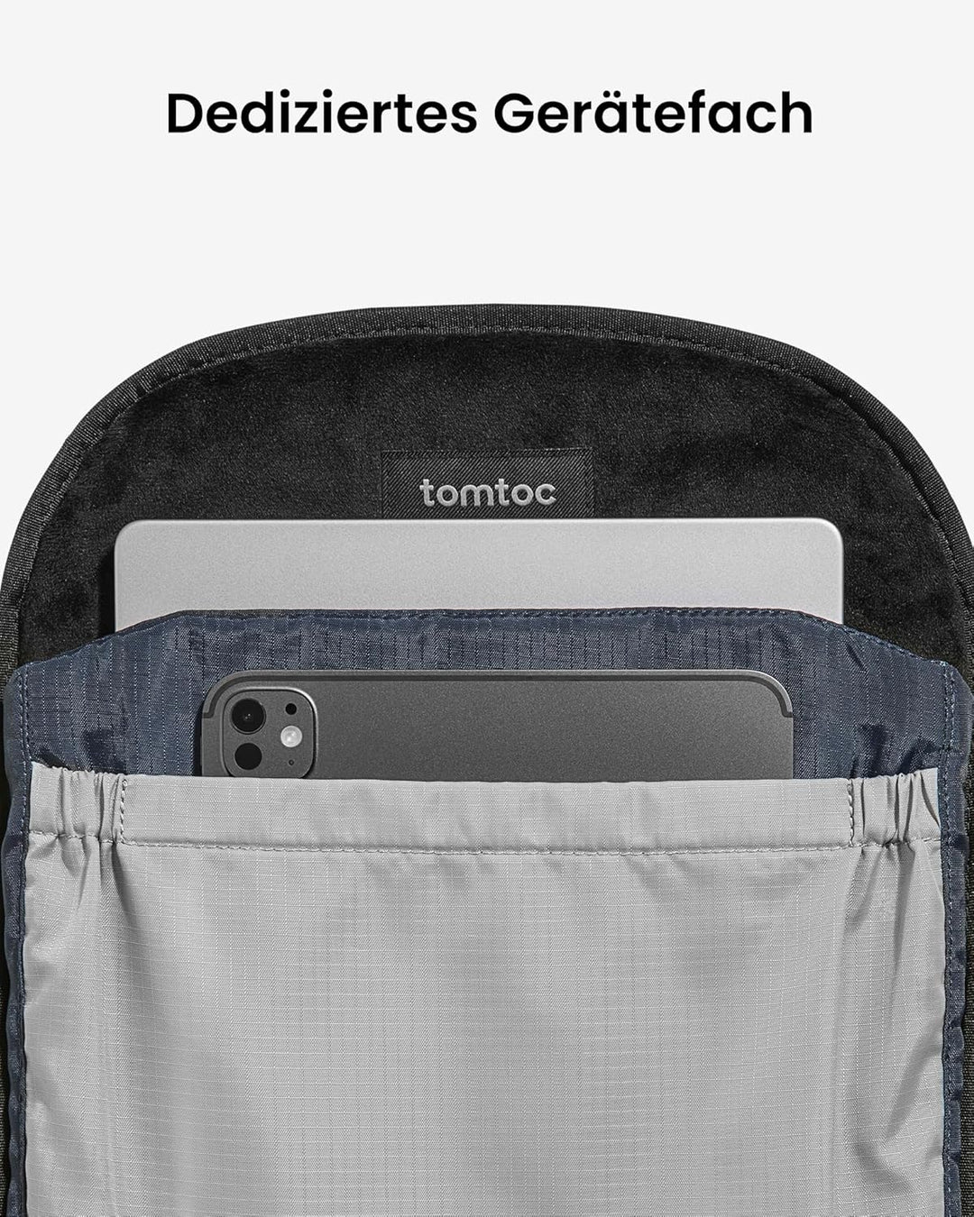 tomtoc Laptop Rucksack 22L, Business Rucksack Herren Damen mit Laptopfach für 15,6-16 Zoll Notebook,