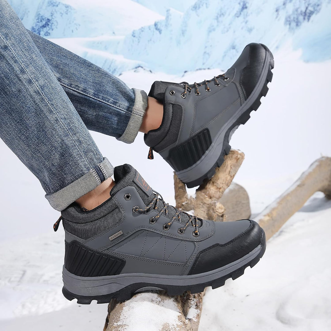 ARRIGO BELLO Winterschuhe Herren Winterstiefel Wanderstiefel Trekking Stiefel Gefüttert Warm Rutschf