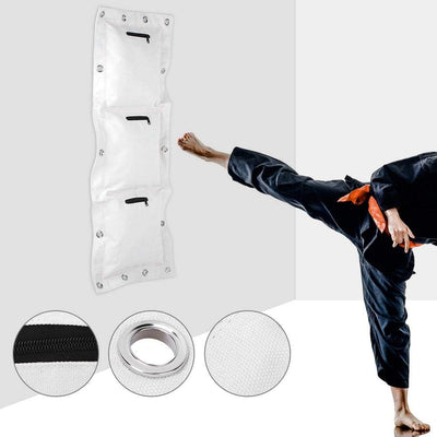 Boxing Wall Sandsack Wing Chun Wall Canvas Punch Leerer Sandsack Target mit Reissverschluss zum Boxe
