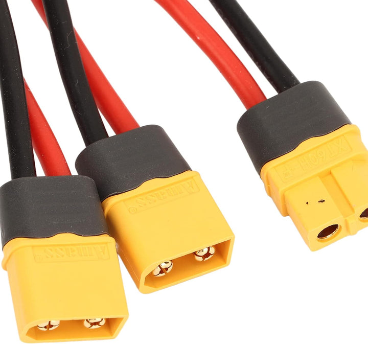 FLEXMAN Doppelbatterie Entladekonverter, XT60 Schnittstelle Aluminium Legierung Elektrofahrrad Doppe