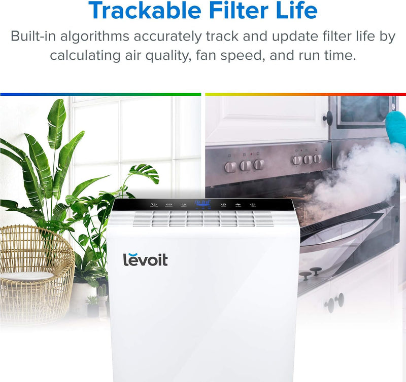 Levoit Luftreiniger gegen Allergie mit CADR 230m³/h für Wohnung Raucherzimmer, Air Purifier mit Auto