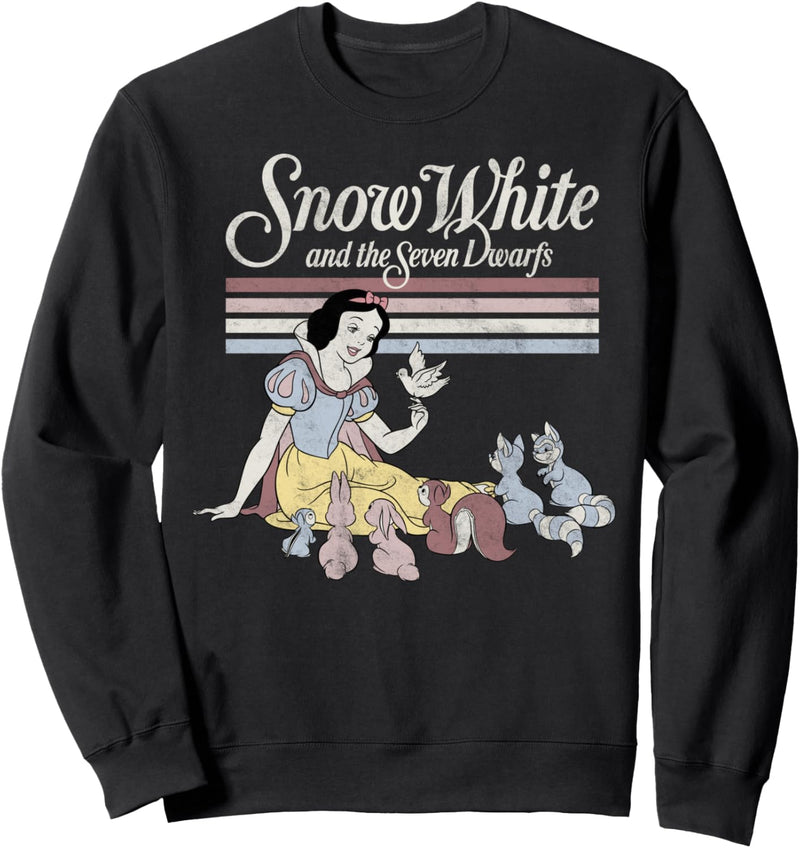 Disney Snow White Retro Poster Art Sweatshirt