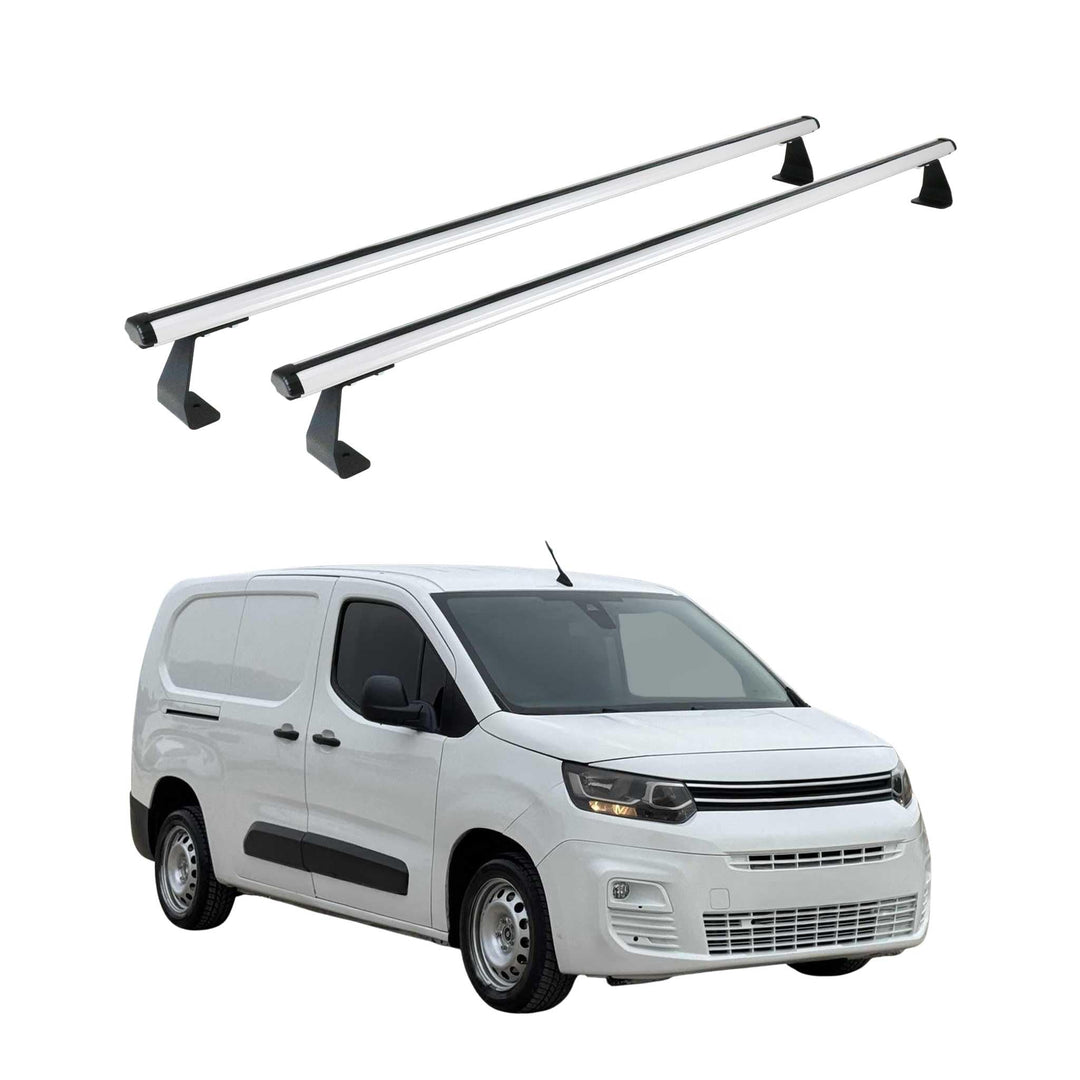 OMAC Heavy Duty Dachträger Querträger kompatibel mit Citroen Berlingo 2018-2026 – 2 Stangen – Alumin