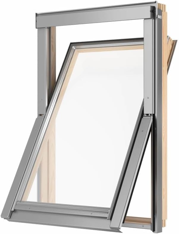 Velux Konzern RoofLite+ Dachfenster Holz SLIM und Eindeckrahmen (55 x 78), 55 x 78