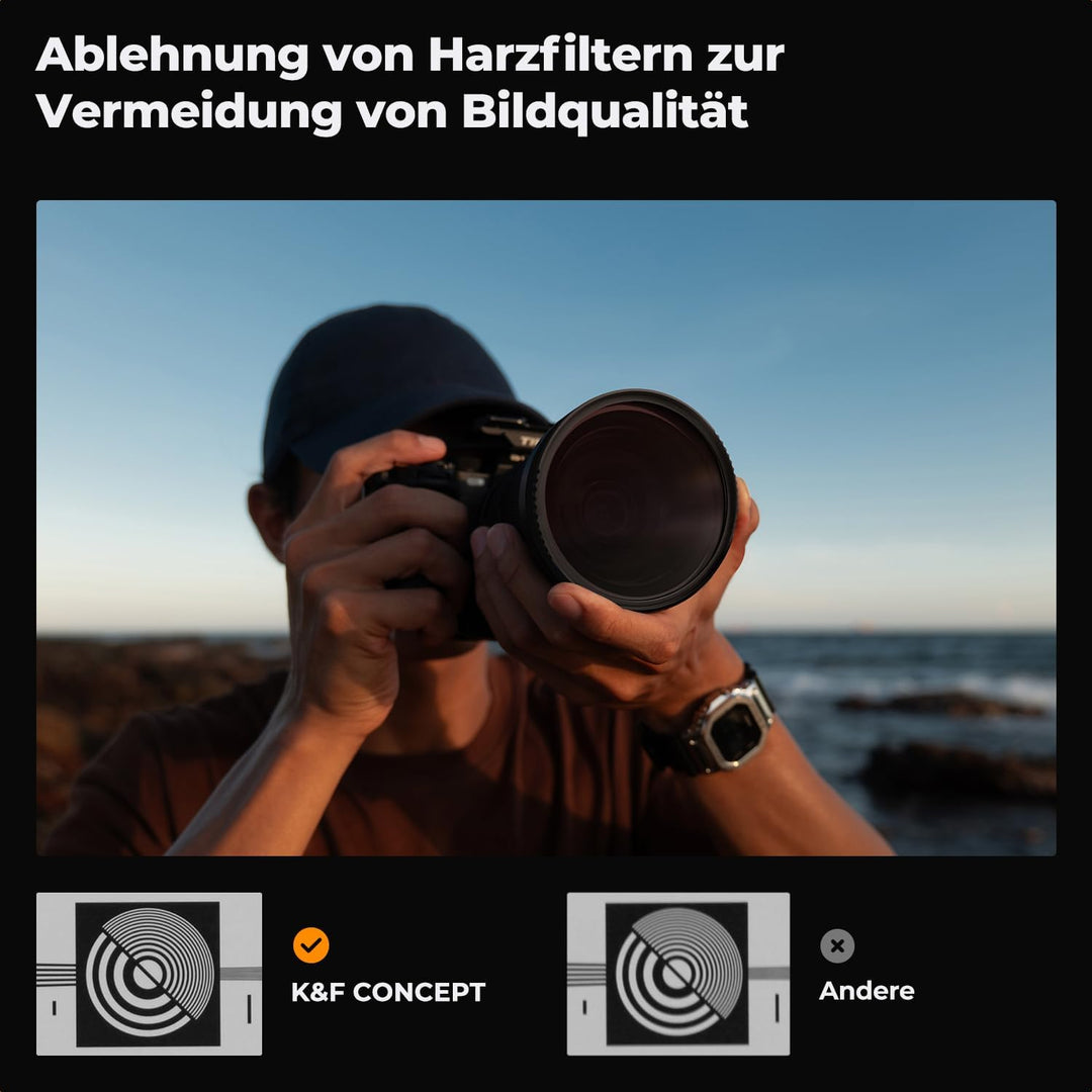 K&amp;F Concept Filter Set K-Serie 55mm Filter Kit MC UV Filter+ Polfilter (CPL)+Neutral Dichte Graufilt