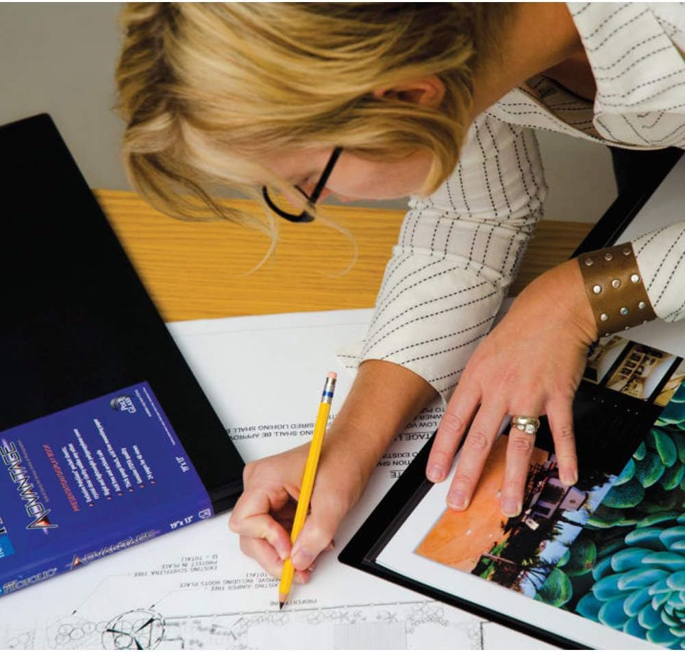 Itoya Art Profolio Advantage Sichtbuch mit 24 Folien, DIN A4 A4 Black, A4 Black