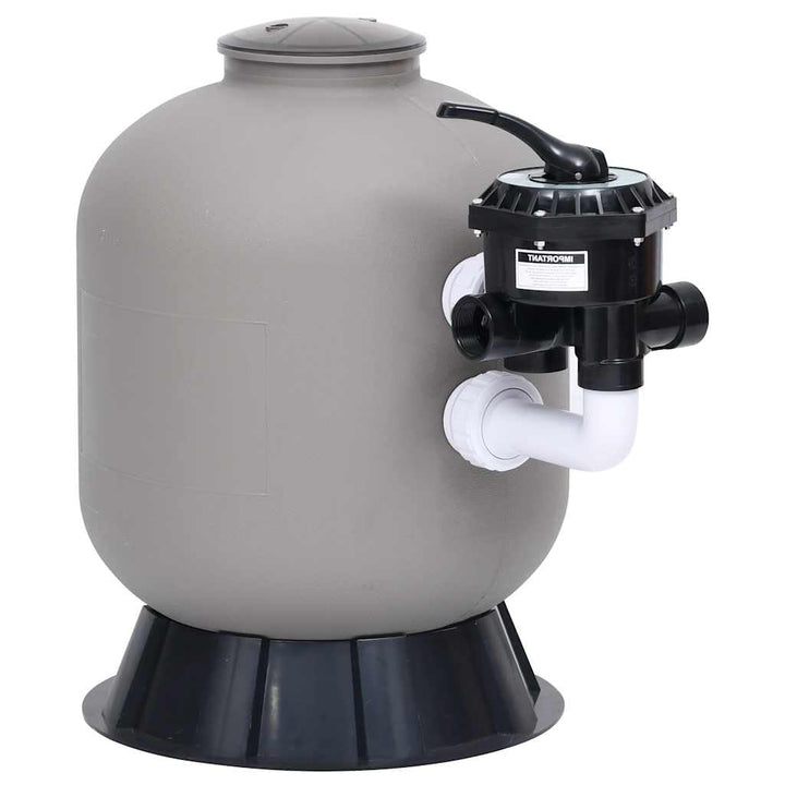 vidaXL Pool Sandfilter mit seitlich montiertem 6-Wege-Ventil Sandfilteranlage Filterkessel Filterpum