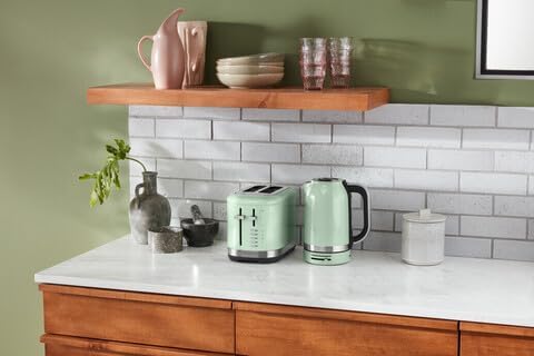 KitchenAid Toaster für 2 Scheiben - Retro Design Toast Machine - 7 verschiedene Funktionen (Pistazie