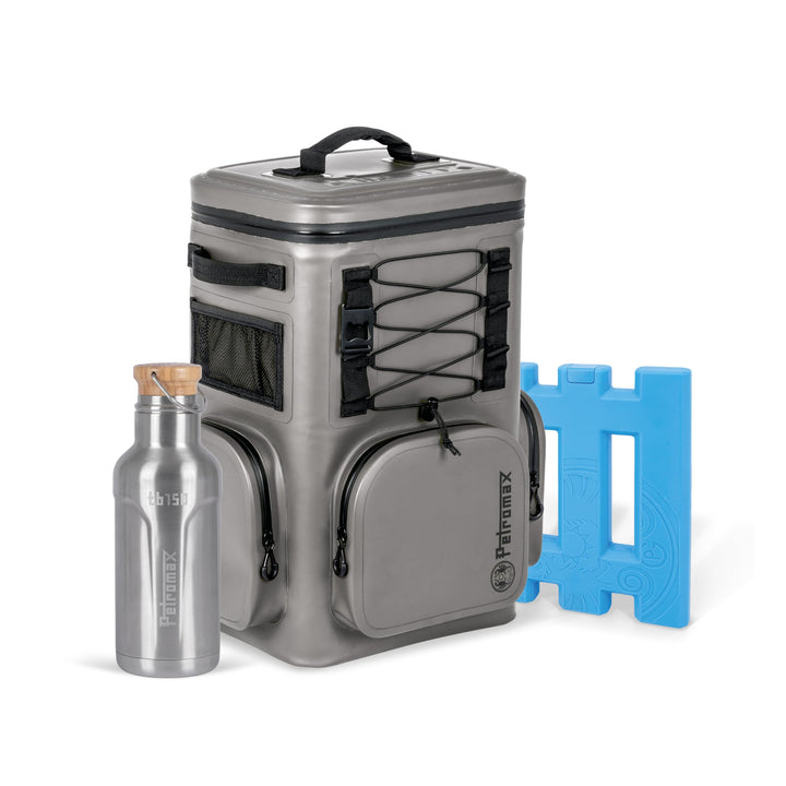 Petromax Kühlrucksack | 8 Tage Passive Kühlung ohne Strom (192 Stunden) | Rückenpolsterung | stabil
