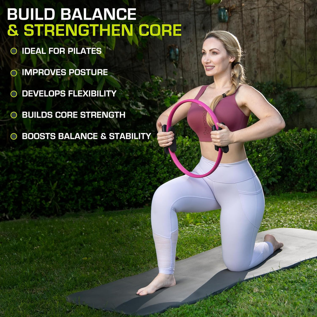 ProsourceFit Pilates Ring Rosa, Rosa