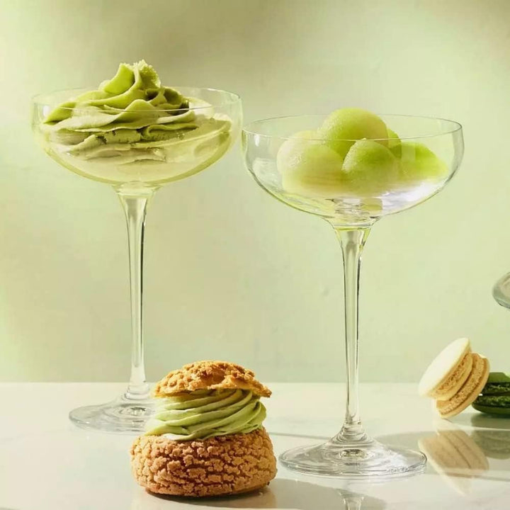 KROSNO Sektschalen Sektgläser Champagner-Gläser | Set von 6 | 240 ML | Harmony Kollektion | Perfekt