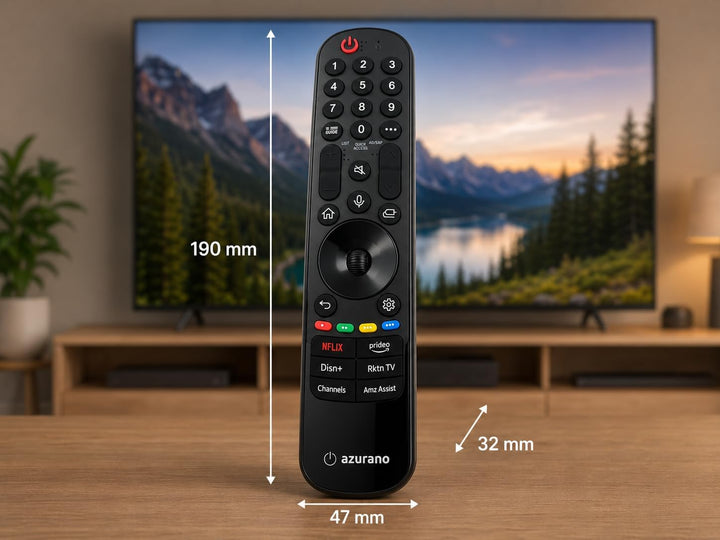 azurano Fernbedienung für LG Universal Magic Remote, AN-MR24GA, MR23GA, MR22GA, MR21GA, MR20GA Voice