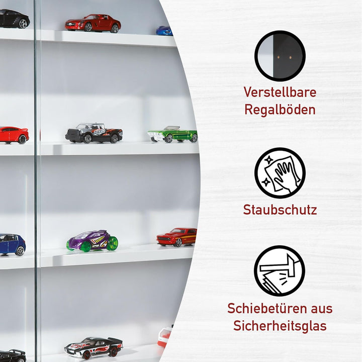 Inter Link - Sammlervitrine - Hängevitrine - Wandregal - Glasvitrine - Wandvitrine - Hängeregal - Sc
