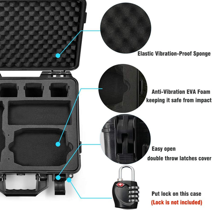LEKUFEE wasserdichte Tragetasche für DJI Air 2S (DJI RC N1)/ DJI Mavic Air 2 Combo(DJI RC N1) und DJ