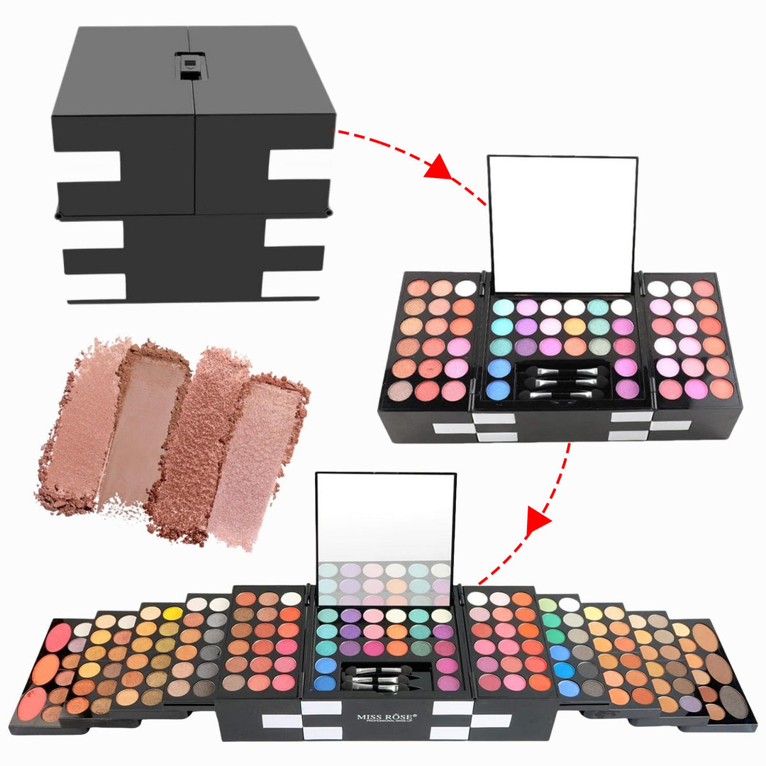 PhantomSky 148 Farben Schminkset, Cosmetics Schminkkoffer Mädchen Make Up Set für Teenager Kosmetik