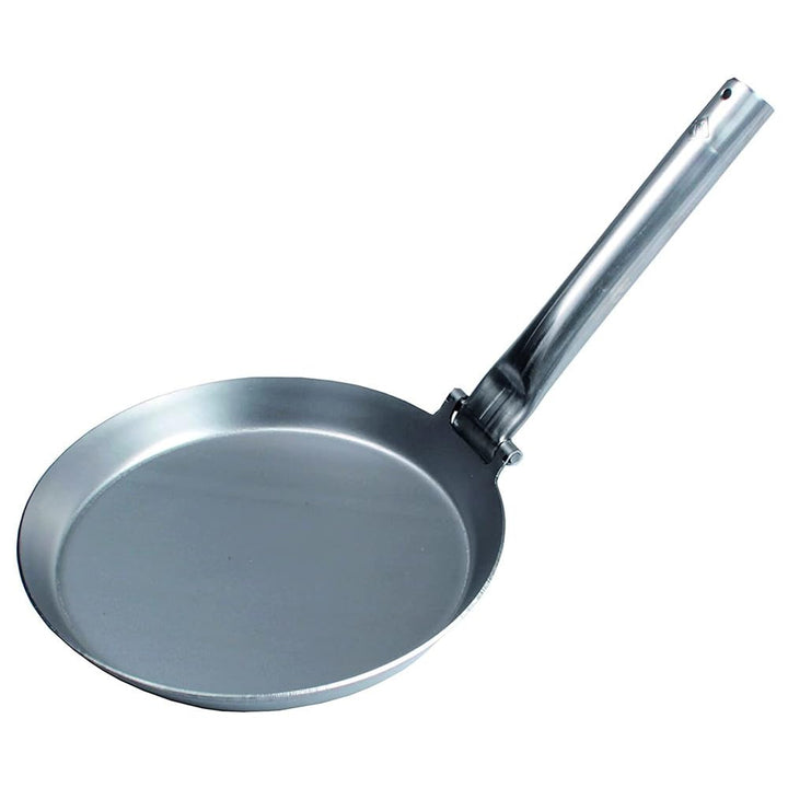 Jägerpfanne mit Metall Klappgriff | zum Outdoor kochen & braten über offenem Feuer oder Grill | Eise