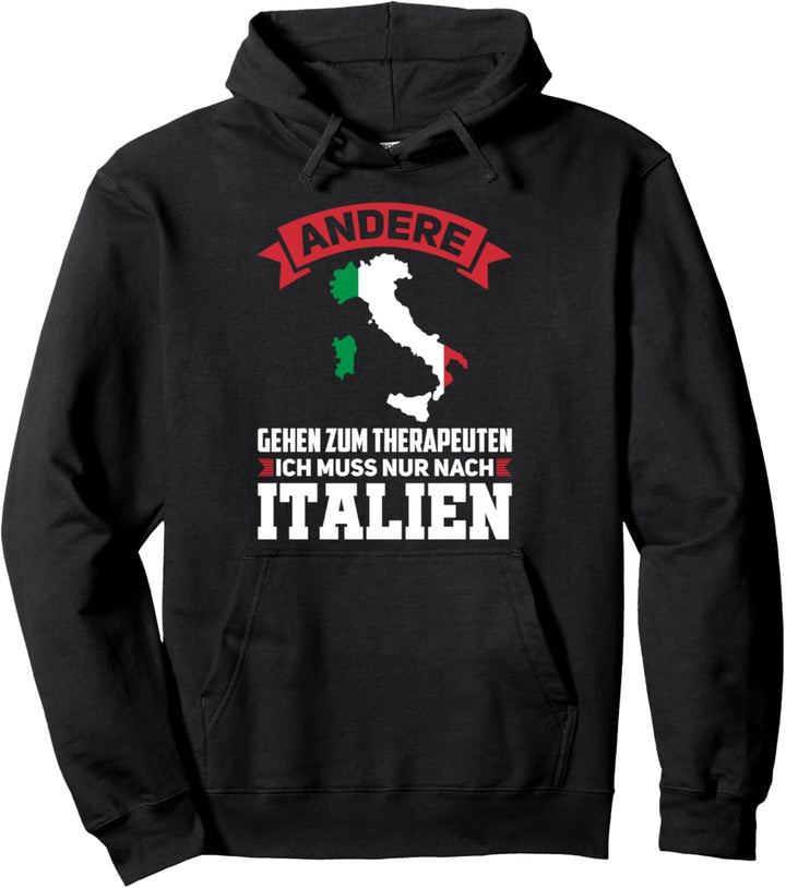 Italien Flagge Italienische Flagge Urlaub Pullover Hoodie