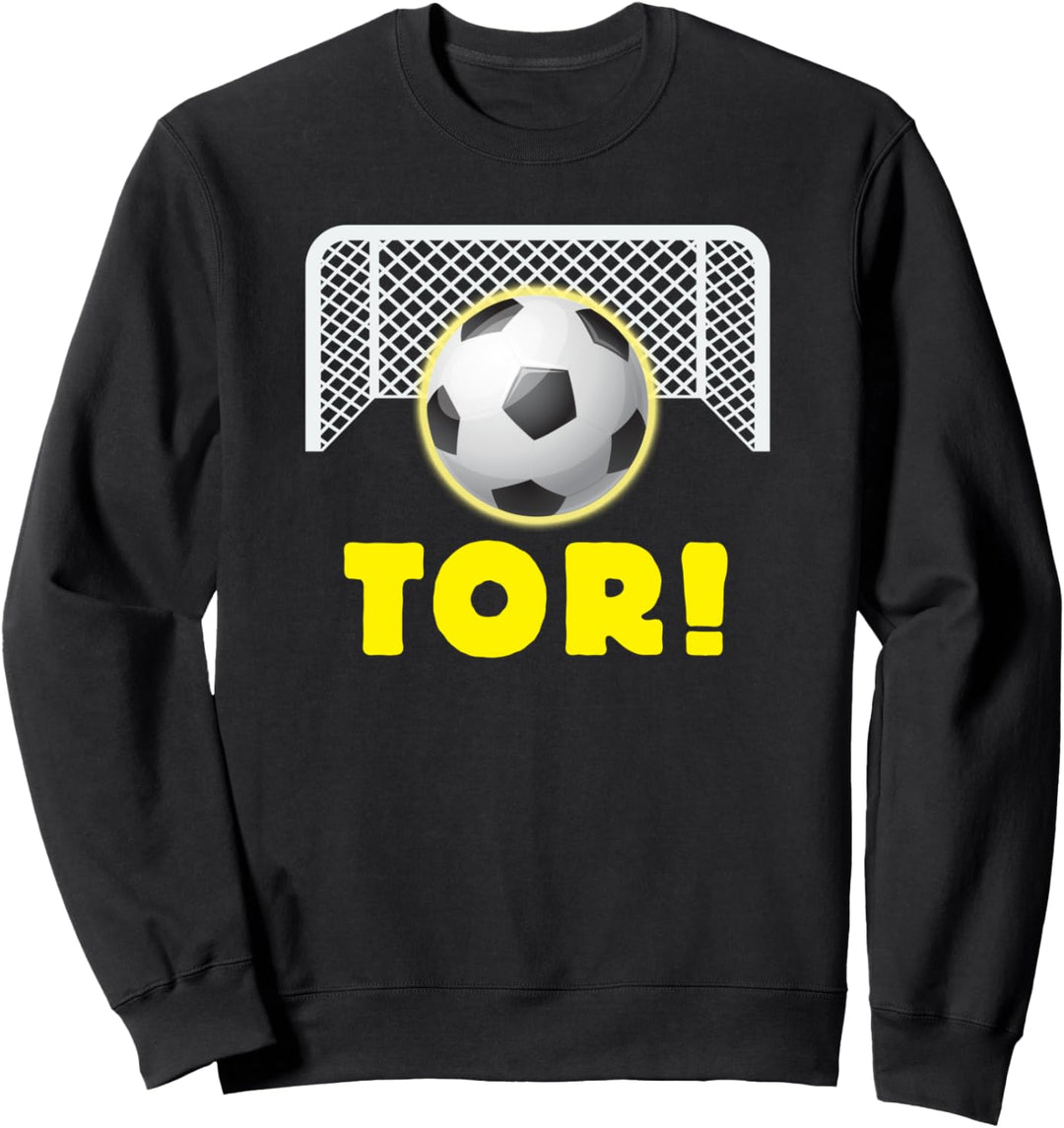 Fussball Team Spieler Geschenk Ziel! Grafik Sweatshirt