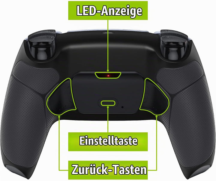 eXtremeRate Programmierbares Rise Remap Kit für ps5 Controller BDM-030/040, Remap Platine &amp; Rückseit