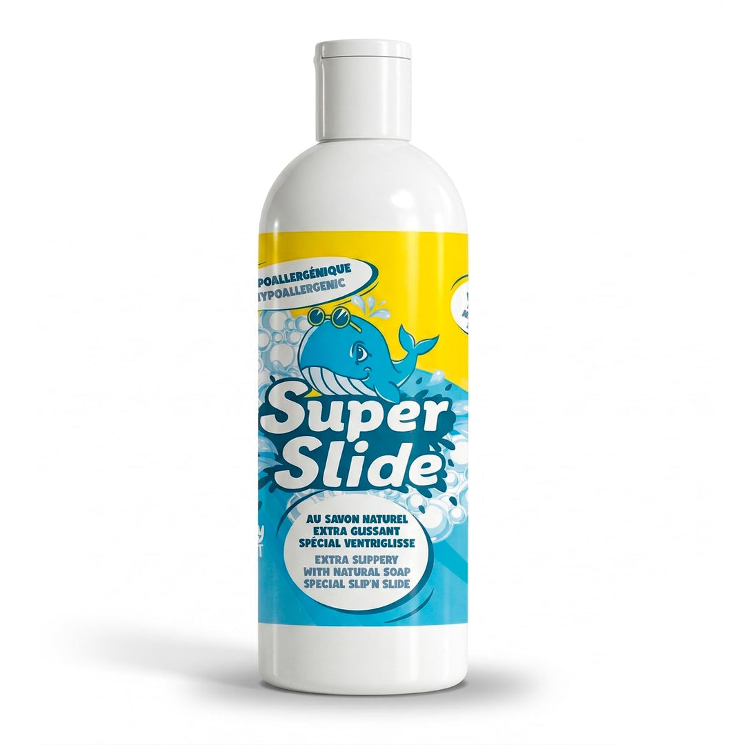 Super Slide® Naturseife Extra Rutschig 1L | Special Wasserrutschmatte | Naturseife | Hypoallergen |