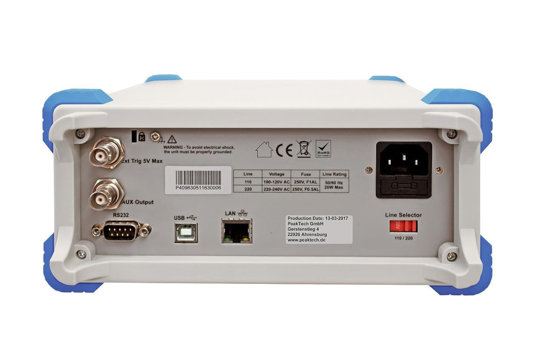 PeakTech 4096 - 200000 Counts Grafisches True RMS (bis 100 kHz) Tisch Multimeter mit LAN- & USB-Schn
