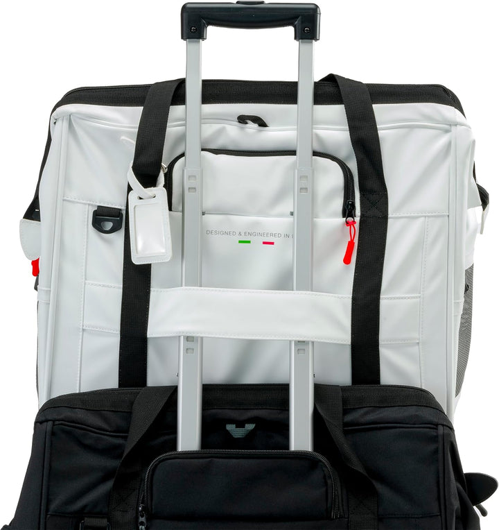 Ferplast Hundebox Voyager Trolley, Transportbox Katze, Hundetasche, ausziehbarer Griff, verstellbare