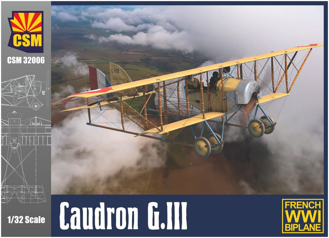 COPPER STATE MODELS - Flugzeugmodell Caudron G.III Csm32006 1/32. Modellbau Panzer Promo