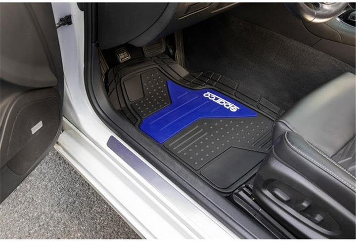 Sparco Teppichboden F511 Schwarz/Blau PVC PVC F511 BLAU, PVC F511 BLAU