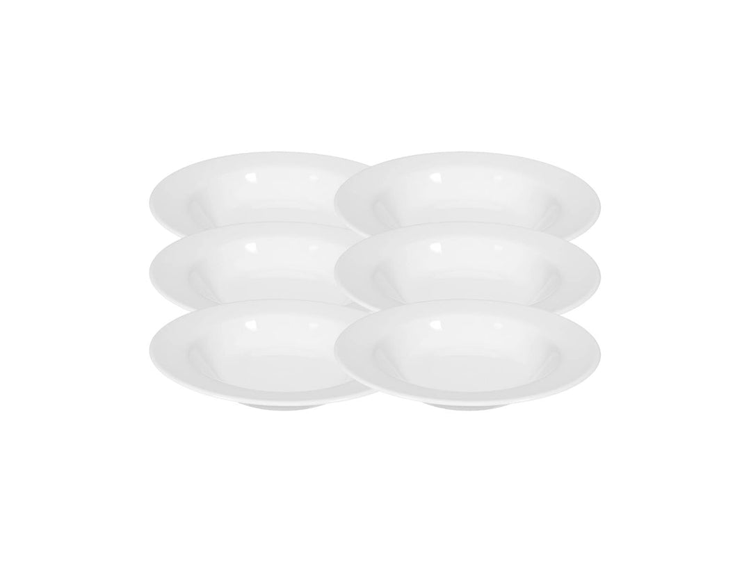 Seltmann Weiden Suppenteller"Rondo Liane weiss" 6er-Pack weiss
