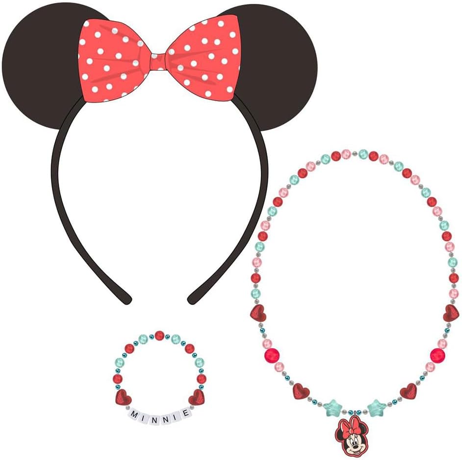 CERDÁ LIFE'S LITTLE MOMENTS Cerda Modeschmuck, 3-teilig, Minnie, 12,5 x 19,0 x 0,1 cm, Bunt