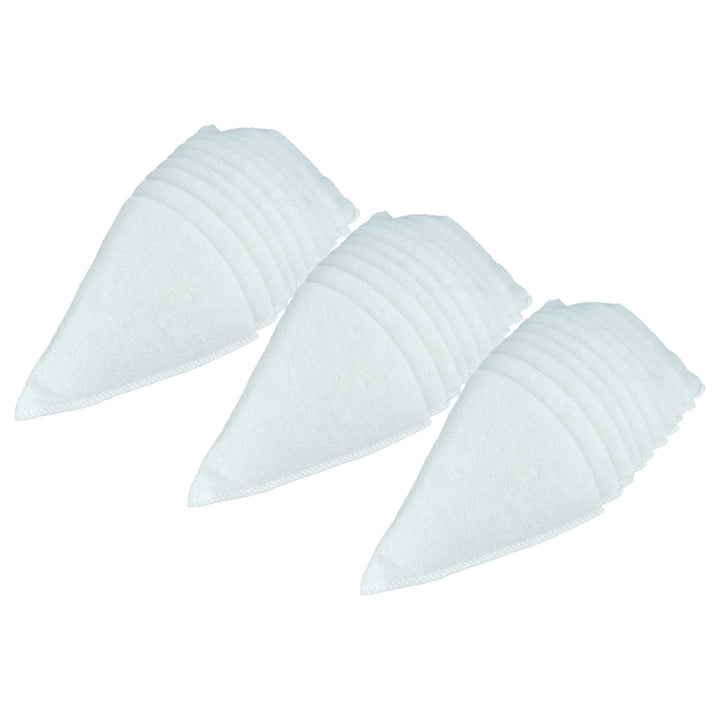 vhbw 30x Kegelfilter Ersatz für Zehnder 990320031 für Lüftungsanlage - Abluftfilter G4, DN 100 Weiss