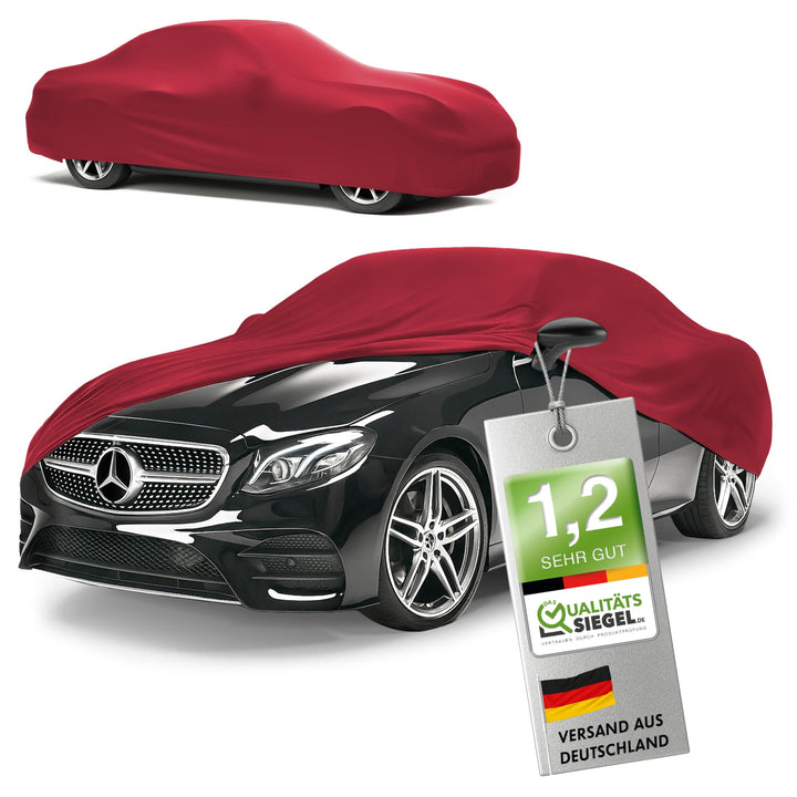 WALSER Premium Abdeckung Auto Indoor Stretch Plus Qualitätssieger Sehr Gut* Autoabdeckung Winter Aut