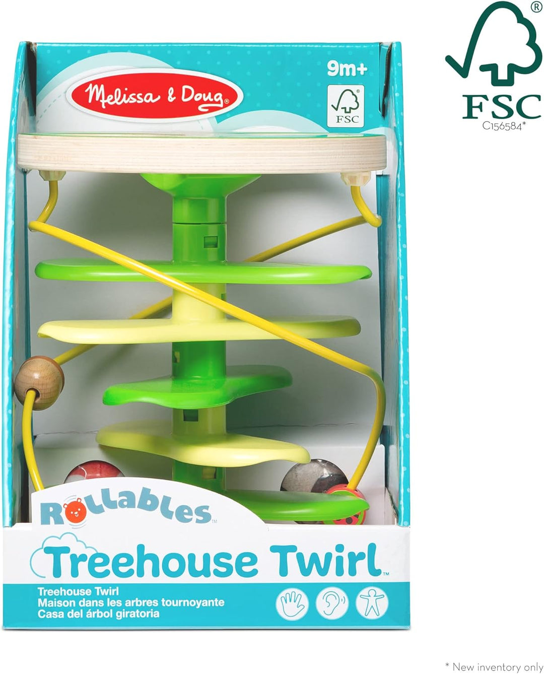 Melissa & Doug - Rollables Baumhaus - Aktivitätsspielzeug für die frühe Entwicklung von Kindern ab 1