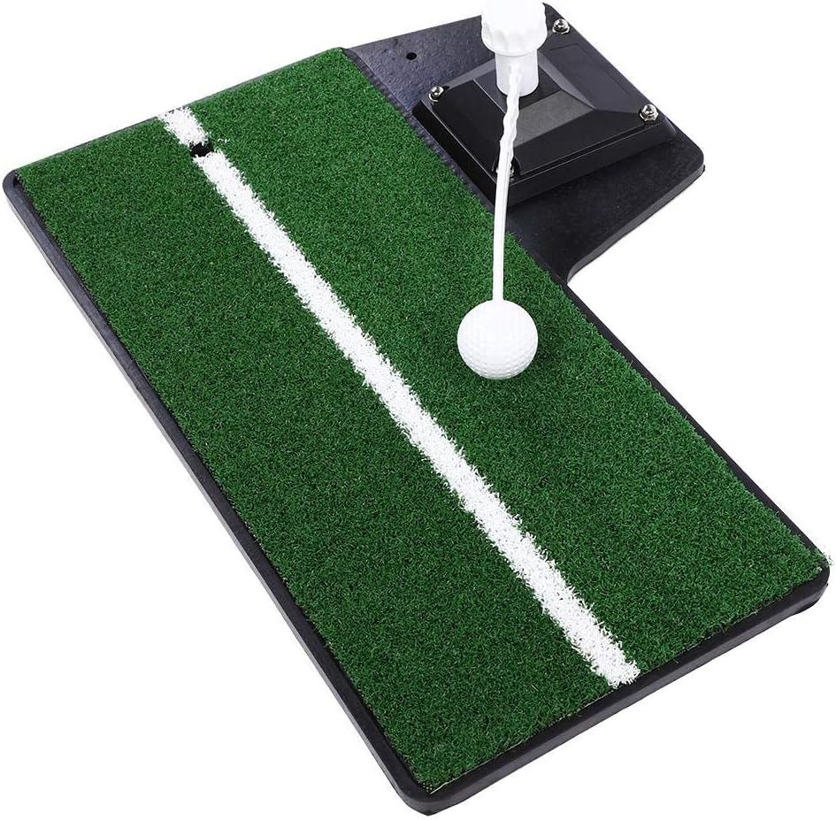 VGEBY Golf-Putting-Matte, Golfschwung-Trainingshilfe-Werkzeug Indoor-Golf-Übungs-Trainingsgerät