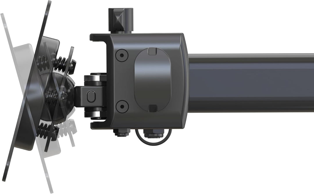 HFTEK - Monitor TV Halter Mounts Tischhalterung für 3 Bildschirme von 15 bis 27 Zoll – VESA 75/100 -