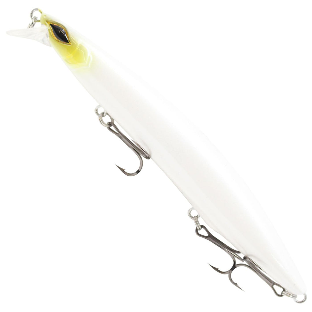 Seika Pro Wobbler Nightveit Junior Silent 12,5cm 19g - Hardbait Pearl White, Pearl White