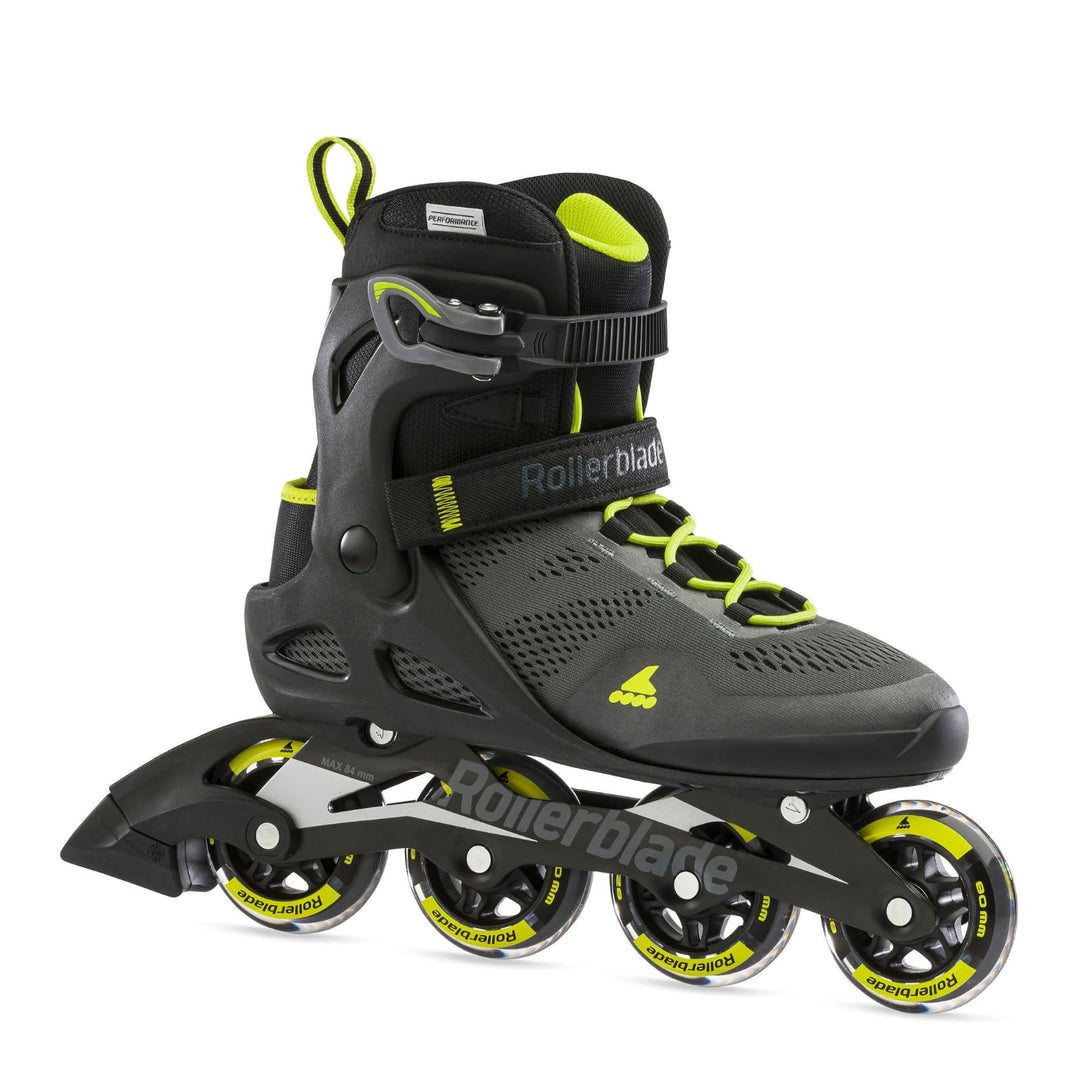 Rollerblade Herren Macroblade 80 45.5 black-lime (07100600-1A1), 45.5 black-lime (07100600-1A1)