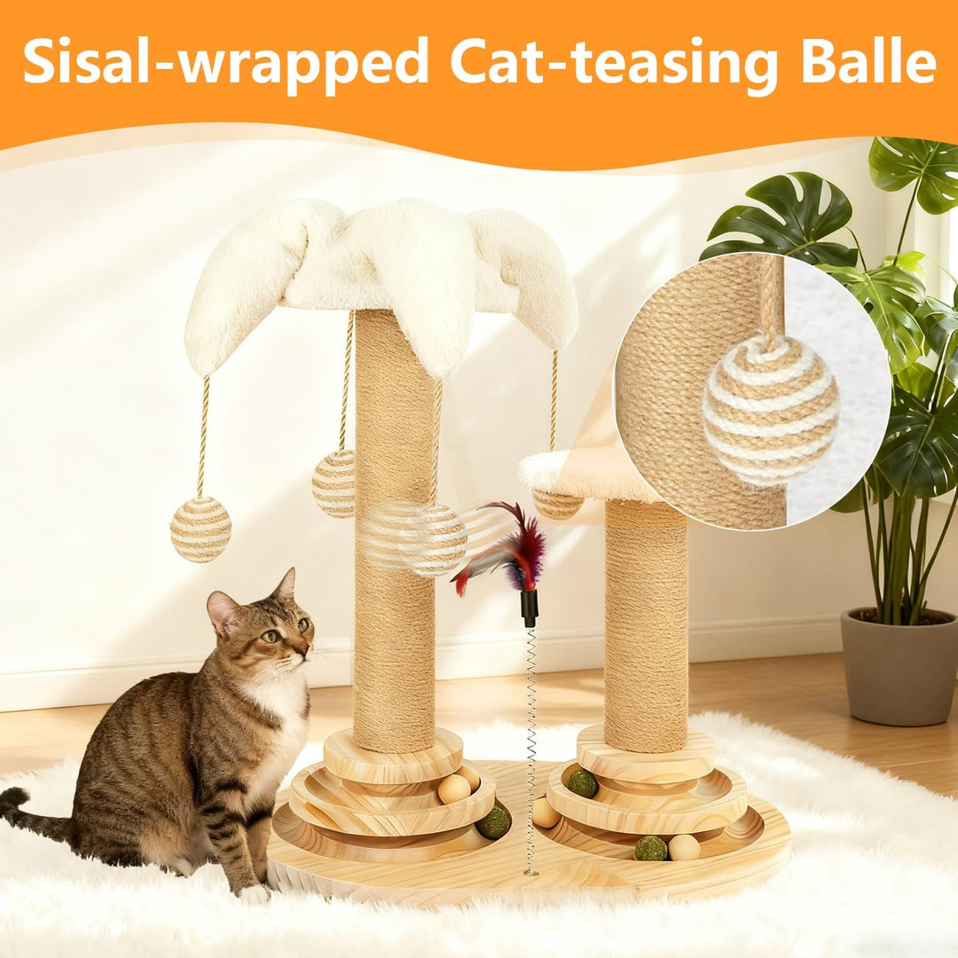 Interaktives Katzenspielzeug 6-in-1-Katzenmöbel aus geeignet für mittelgrosse bis kleine Katzen zum