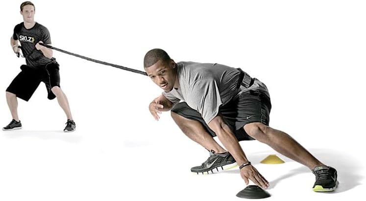 SKLZ SAQ-VPRB01-02 Widerstandsband Expander Widerstandstrainer Recoil 360 Black Einheitsgrösse, Einh