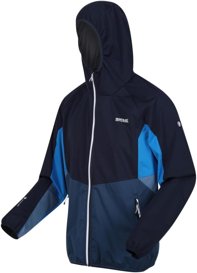 Regatta Tarvos VI Softshelljacke Herren mit Kapuze L Blau, L Blau