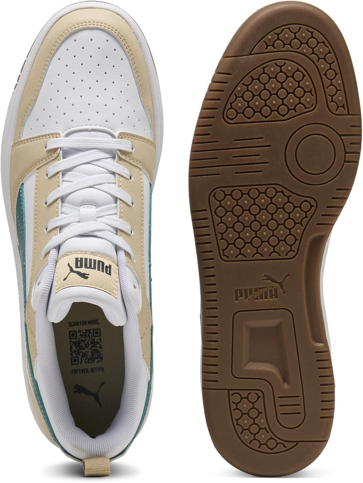 PUMA Unisex DivecatBadeschuhe 36 EU Toasted Almond Emerald Ice White Beige Green, 36 EU Toasted Almo
