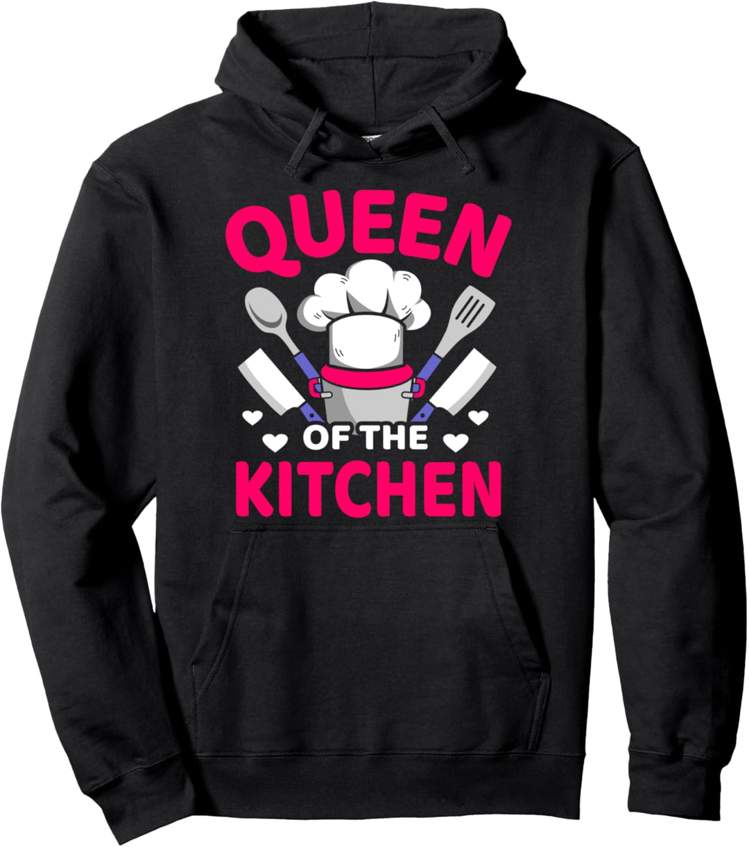Königin der Küche Koch Chef Lustiges Kochen Pullover Hoodie