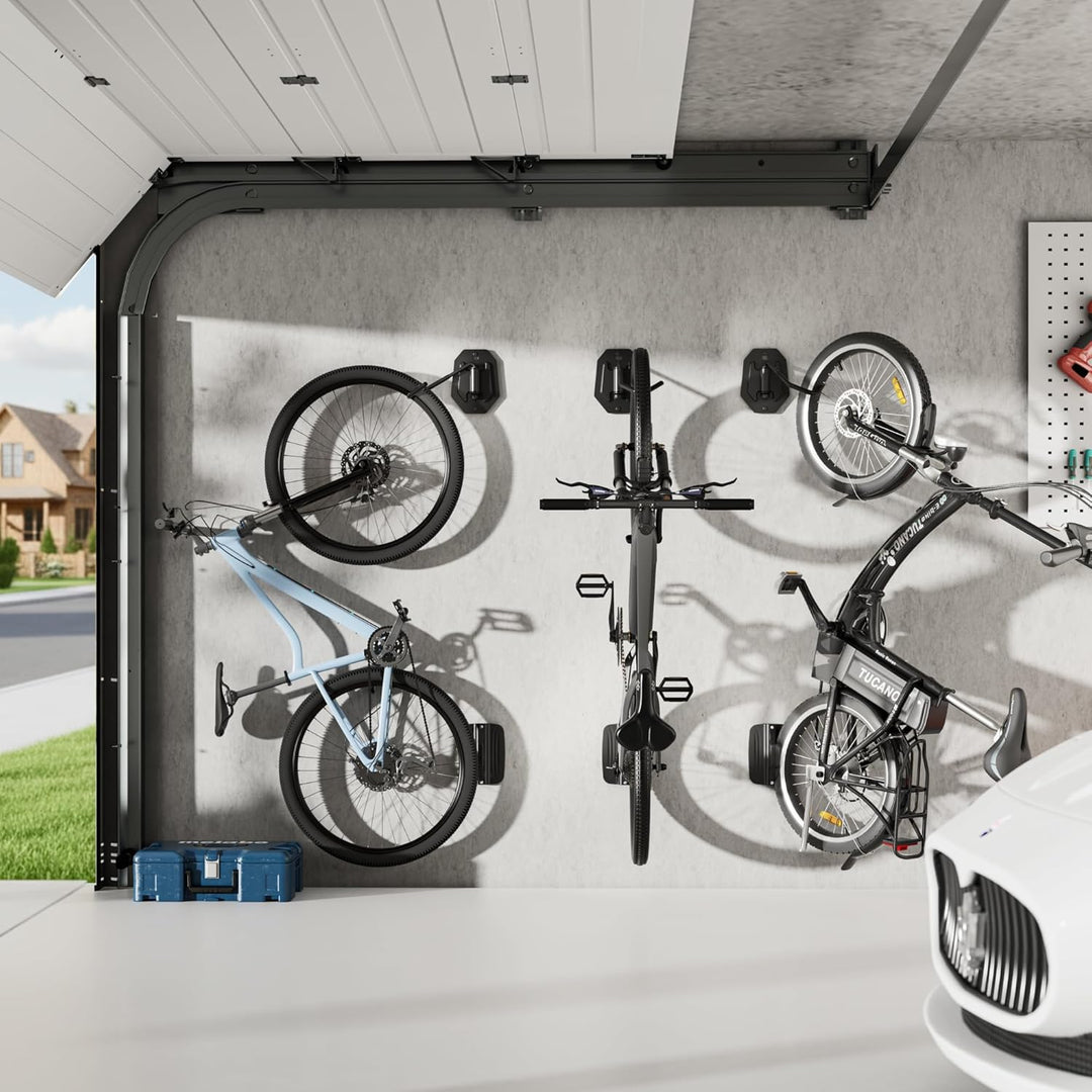 PEGZONE Schwenkbare Fahrrad Wandhalterung, Fahrradhalterung Wand ohne schweres Heben, platzsparender