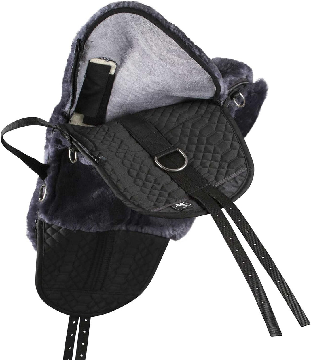 Engel Reitsport Lammfell Fellsattel R1 Pony Lammfell anthrazit