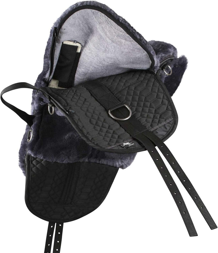 Engel Reitsport Lammfell Fellsattel R1 Pony Lammfell anthrazit