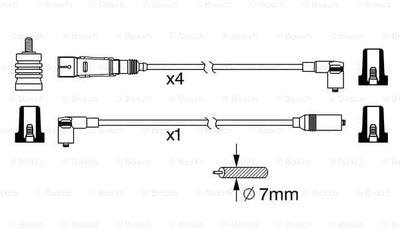 BOSCH 0986356342 Zündleitungssatz