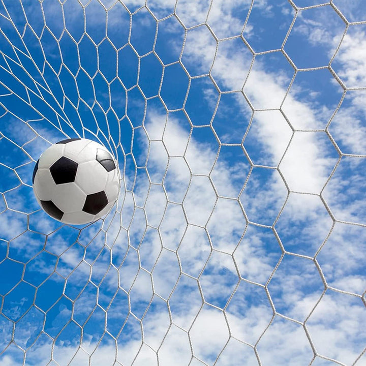 Aoneky Fussballnetz 7,3x2,4M/ 4,9x2,1M/ 3,6x1,8M/ 3x2M/ 2,4x1,8M/ 1,8x1,2M | Ersatz-Fussballtornetz