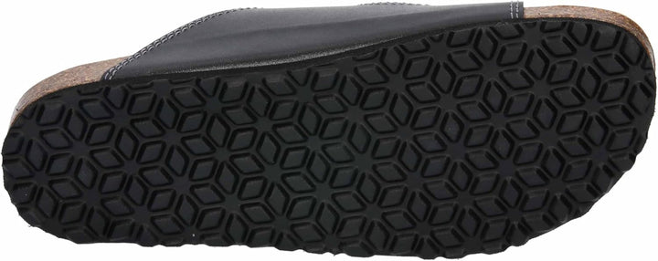 Lico Herren Bioline Man Pantoletten 36 EU Dunkelschwarz, 36 EU Dunkelschwarz