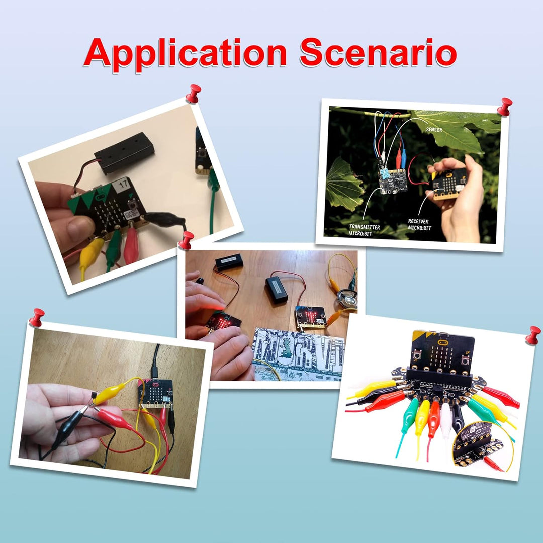 KEYESTUDIO BBC Micro:bit Basic Starter Kit mit Micro Bit V2.2, grafischer Programmierung, integriert