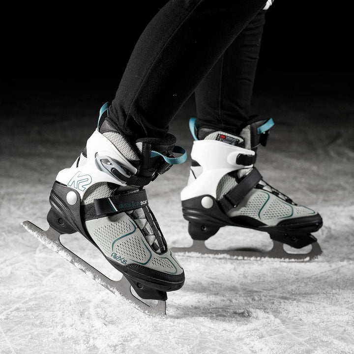 K2 Skates Damen Schlittschuhe ALEXIS ICE BOA FB , gray - blue, 25G0910 gray - blue EU: 38 (UK: 5 / U